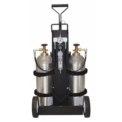 AIR SYSTEMS INTERNATIONAL MP-2HCYL Cylinder Cart for SCBA, 4500 psi - Cylinder Carts for SCBA