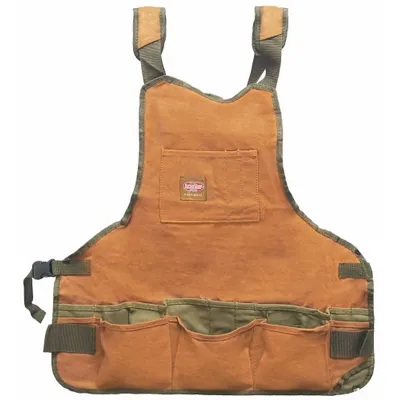 BUCKET BOSS 80200 Padded Canvas Tool Apron, 52 in Waist, 16 Pockets - Tool Aprons