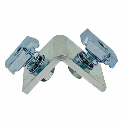 DAKOTA SYSTEMS DS-L11 Steel Corner Angle Plate with Channel Nut Assembly - Angle Plates