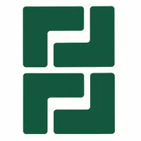 Floor Marking Tape: L, Solid, Green, No Legend, 2 in x 5 in, 8 mil Tape Thick, Brady®, B-514, 20 PK (MPN 104431)