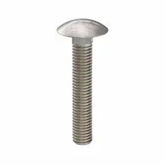 Square neck carriage bolt made from 316 stainless steel with a plain finish. Thread size 1/2"-13, length 3 in. The square neck prevents rotation during tightening, suitable for fastening metal to wood or metal to metal in structural assemblies and outdoor equipment.