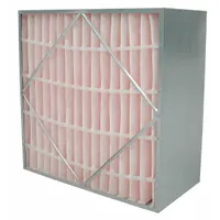 Rigid Cell Air Filter: 20 in x 20 in x 12 in, Synthetic, No Header, MERV 9