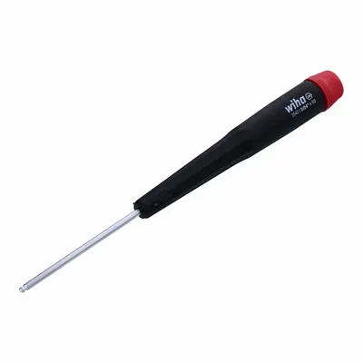WIHA Screwdriver: Precision, Std Lg, 5/64 in Tip Size, 5 1/2 in Overall Lg - Ball End Precision Hex Screwdrivers