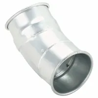 30 Degree Elbow: Steel, For 7 in Duct Dia, 8 1/2 in Overall Lg, 30° Angle, 1 in Centerline Radius (MPN 8010000965)