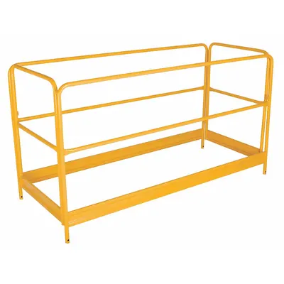 METALTECH Guard Rail: Guardrail, Steel - Guardrail & Toe Board Kits