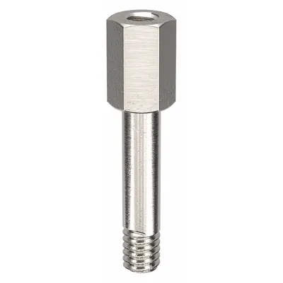 OEM Standoff: Male x Female, 3/4 in Lg, Hex, Aluminum, Plain, 1/4 in Hex Wd - Aluminum Male x Female Standoffs
