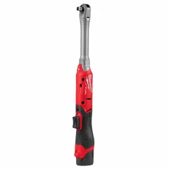 This cordless ratchet from the M12™ line delivers up to 70 ft-lb of fastening torque and a no-load speed of 400 RPM. It features a brushless motor and a ball detent anvil, suitable for fastening and loosening bolts in confined spaces during automotive repair, equipment maintenance, and industrial assembly.