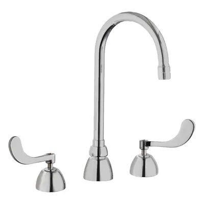 CHICAGO FAUCETS 786-E3ABCP Widespread Kitchen Faucet - Widespread Kitchen Faucets