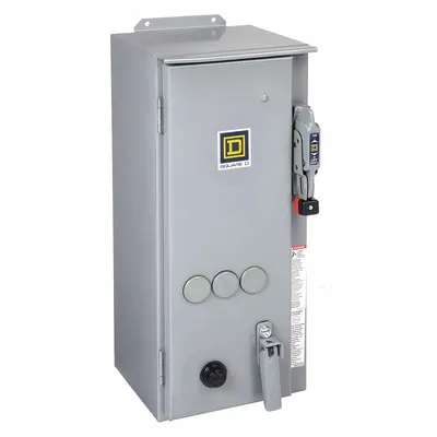 SQUARE D NEMA Combination Starter: Circuit Breaker, 3 Poles, NEMA Size 0 - Circuit Breaker Starters with Thermal Overloads