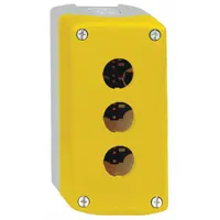 SCHNEIDER ELECTRIC Control Station Enclosure: 22mm, 3 Holes, Non-Metallic, NEMA 13/4X (MPN XALK03H7)