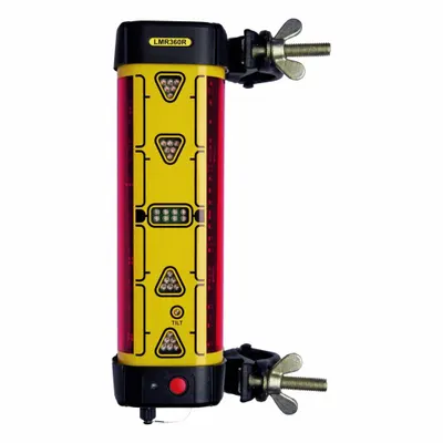 LEICA Laser Receiver Kit: Includes Batteries, NiMH, Red - Laser Level Receivers