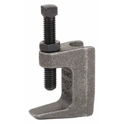 ANVIL Wide Mouth Beam Clamp: Zinc-Plated Ductile Iron, 500 lb Load Capacity - C-Clamp Style Beam Clamps