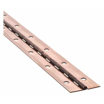 OEM Piano Hinge: Steel, 48 in Leaf Ht, 3/4 in Leaf Wd - Full Surface-Mount Piano Hinges