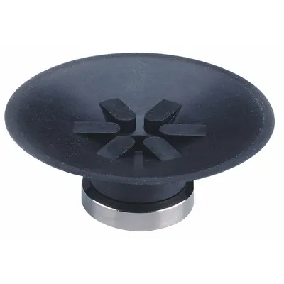 SMC Vacuum Pad: Flat with Ribs, w/o Adapter, 32 mm Pad Dia, Food Grade Silicone Rubber - Flat Type with Ribs Food-Safe Vacuum Pads