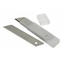 ABILITY ONE Snap-Off Blade: 4 1/2 in Blade Lg, 25 mm Blade Wd, 0.02 in Blade Thick, 5110-01-621-5255, 10 PK (MPN 5110-01-621-5254)