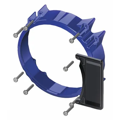 FEDERAL SIGNAL G-KIT-RP-B Blue Polycarbonate Indicator Ring with - Accessories for Audible Alarms