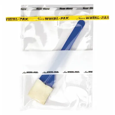 WHIRL-PAK Sampling Bag: Write-On, Sterile, 24 fl oz Capacity - oz - Write On Sterilized Bags