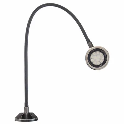 O.C. WHITE Spot Light: LED, Power Cord, Gooseneck, 33 in Arm Reach, 2,750 lm Max Brightness - Gooseneck Task Lights