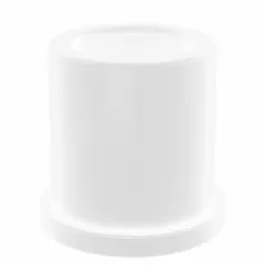 This flanged sleeve bearing is made from acetal plastic for use in wet environments where corrosion and moisture resistance are required. It has a 5/8 in bore, 7/8 in OD, and 1 in overall length. Sold in a pack of 5, white color.