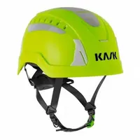 KASK Safety Helmet: Yellow, No Graphics, Polypropylene, Front-Slots, KASK, Yellow (MPN WHE00120-221)