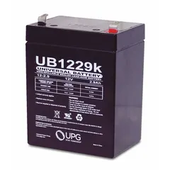 APPROVED VENDOR AGM Sealed Lead Acid Battery, 12V DC, 2.9 Ah, Deep Cycle, D5700
