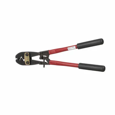 KLEIN TOOLS Crimper: Battery Lugs/Compression Lugs, 19 1/2 in Overall Lg, 2006, Manual - Controlled-Cycle Lug & Splice Crimpers