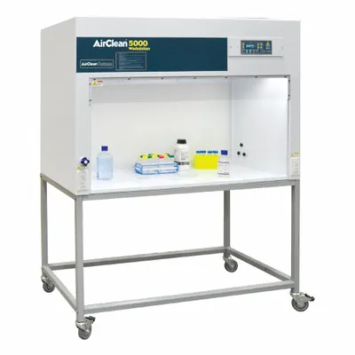 AIRCLEAN SYSTEMS Mobile Fume Hood Cart, 64 in W x 15 in H - Fume Hood Carts & Stands