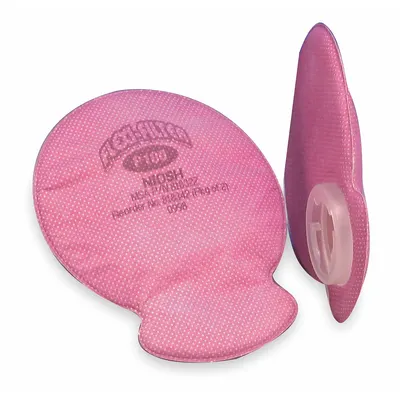 MSA Filter: Nuisance Acid Gas/Nuisance Hydrogen Fluoride/P100, Magenta Color - MSA Advantage 200 LS, 420, 1000, 3000, 4000 Reusable Respirators Compatible Filters & Cartridges