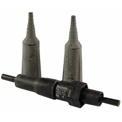 MERSEN FEX-11-11 2-Pole In-Line Fuse Holder for Class CC & Midget Fuses - Fuse Holders for Class CC & Midget Fuses