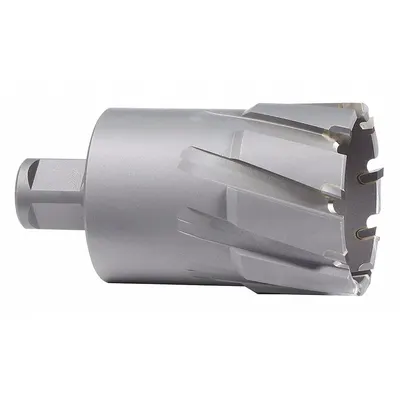 MILWAUKEE Annular Cutter: 1 7/8 in Cutter Dia, 2 in Max Cutting Dp, Bright, Carbide - Carbide-Tipped Annular Cutters for Toughest Materials