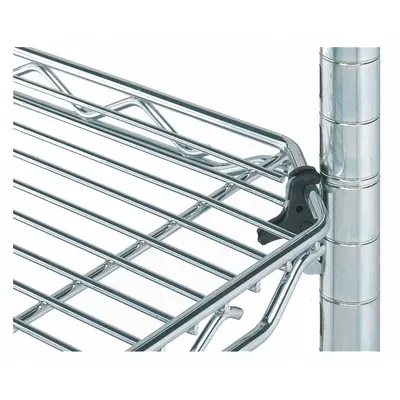 METRO Shelf-Adjustment Sleeve for Qwikslot Shelving, Plastic, Black, 9985QSL - Shelf-Adjustment Sleeves for Wire Shelving