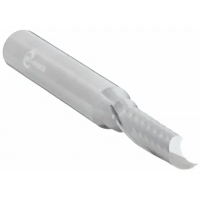 ONSRUD Solid Router Bit: Spiral O-Flute Upcut, 1/16" Cut Dia - Spiral O-Flute Router Bits for Aluminum