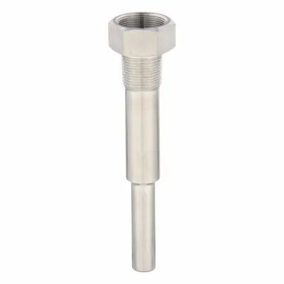 OEM Threaded Thermowell: Stainless Steel - Stepped-Shank Threaded Thermowells