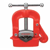 RIDGID Bench Yoke Vise: 0.13 in – 2 in Pipe Size Range, 9 1/2 in Max Ht, 9 1/2 in Min Ht, Metal (MPN 40080)