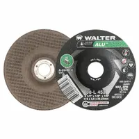 WALTER SURFACE TECHNOLOGIES Cut-Off & Grinding Wheel: Type 27, 4 1/2" x 1/8" x 7/8", Aluminum Oxide (MPN 08L452)