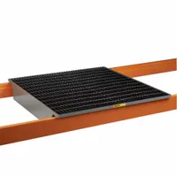 LITTLE GIANT Rack Decking: 51 in x 49 in, Sump, 12 ga Decking, 3,000 lb Load Capacity, Gray (MPN SS-RD-5149-42)