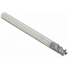 WIDIA HANITA Square End Mill: Carbide, TiAlN Coated, 4 Flute, 3/8" Mill Dia, 1/2" LOC, 4" OAL (MPN TF4VP510014S)