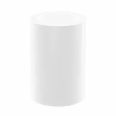 This plastic sleeve bearing is designed for applications requiring chemical resistance and thermal stability. It supports rotating shafts in industrial equipment such as pumps, conveyors, and processing machinery. The bearing has a 3/4 in bore, 1 in outer diameter, and 1 1/2 in overall length. Sold in a pack of 10, it is white in color.