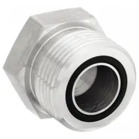 Hydraulic Hose Plug: Stainless Steel, 3/4 in Fitting Size, 6,000 psi Max. Working Pressure @ 70 F (MPN 12 PNLO-SS)