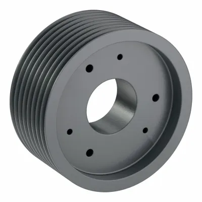OEM V-Belt Pulley: 3V800 - Bushed-Bore Cast-Iron Wedge V-Belt Pulleys