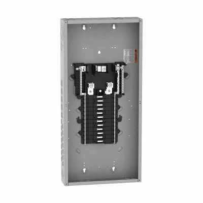SQUARE D Load Center: 200 A Amps, 120/240V AC, 24 Spaces, 65 kA, 12 Max. No. of Tandem Breakers - Square D QO - Main Lug, Convertible, Plug-On Neutral Load Centers
