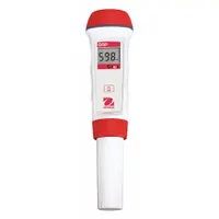 The OHAUS ST10R is a pocket-sized oxidation reduction potential (ORP) tester with a measurement range of -1000 mV to 1000 mV, accuracy of ±2 mV, and resolution of 1 mV. It features a single-line display and a waterproof housing, suitable for field measurements in water treatment, aquaculture, and laboratory testing