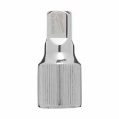 This 3/8" drive hand socket extension extends the reach of ratchets and torque wrenches to access recessed fasteners. With a 1-1/2" overall length and 3/8" input and output drive size, it is suited for automotive, machinery, and general maintenance tasks. The chrome finish provides corrosion resistance.