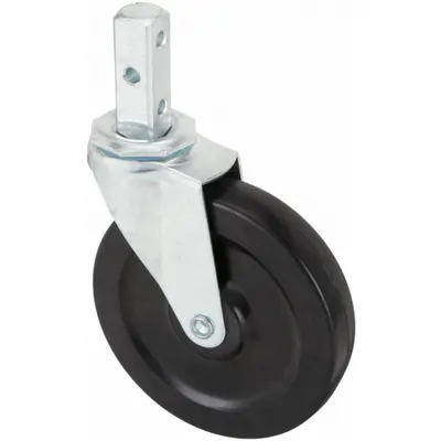OEM Stem Caster: Swivel - Bolt-In Stem Casters with Square Stems for Square Tubes & Angle Iron