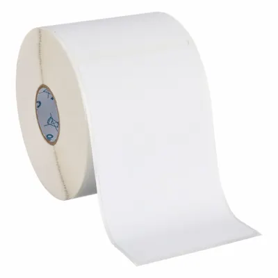 DYMO Printer Label: 4 in Label Wd, 2 5/16 in Label Ht, White, 1 in Core Dia. - Desktop Direct Thermal Labels