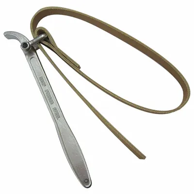 WESTWARD Strap Wrench: For 9 1/2 in Outside Dia, 11 in Handle Lg, 1 in Strap Wd - Strap Wrenches