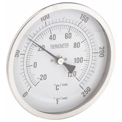 OEM Back-Mount Fixed-Angle Thread-Mount Dial Thermometer - Back-Mount Fixed-Angle Thread-Mount Dial Thermometers