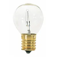 SATCO Incandescent Bulb: Intermediate Screw (E17), Incandescent, (S) Sign, S11, 40 W Watt, 2700K (MPN S3629)