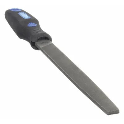 WESTWARD Machinists File: Rectangular, Smooth Cut, 8 in Lg without Tang, 13/16 in Wd - Tapered Double-Cut Rectangular Files