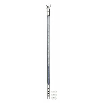 VEE GEE Armored Liquid In Glass Thermometer: -20°C to 150°C, Full Immersion - Full-Immersion Armored Liquid-in-Glass Lab Thermometers